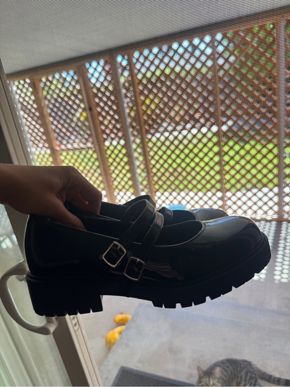 Black Patent Mary Jane Shoes